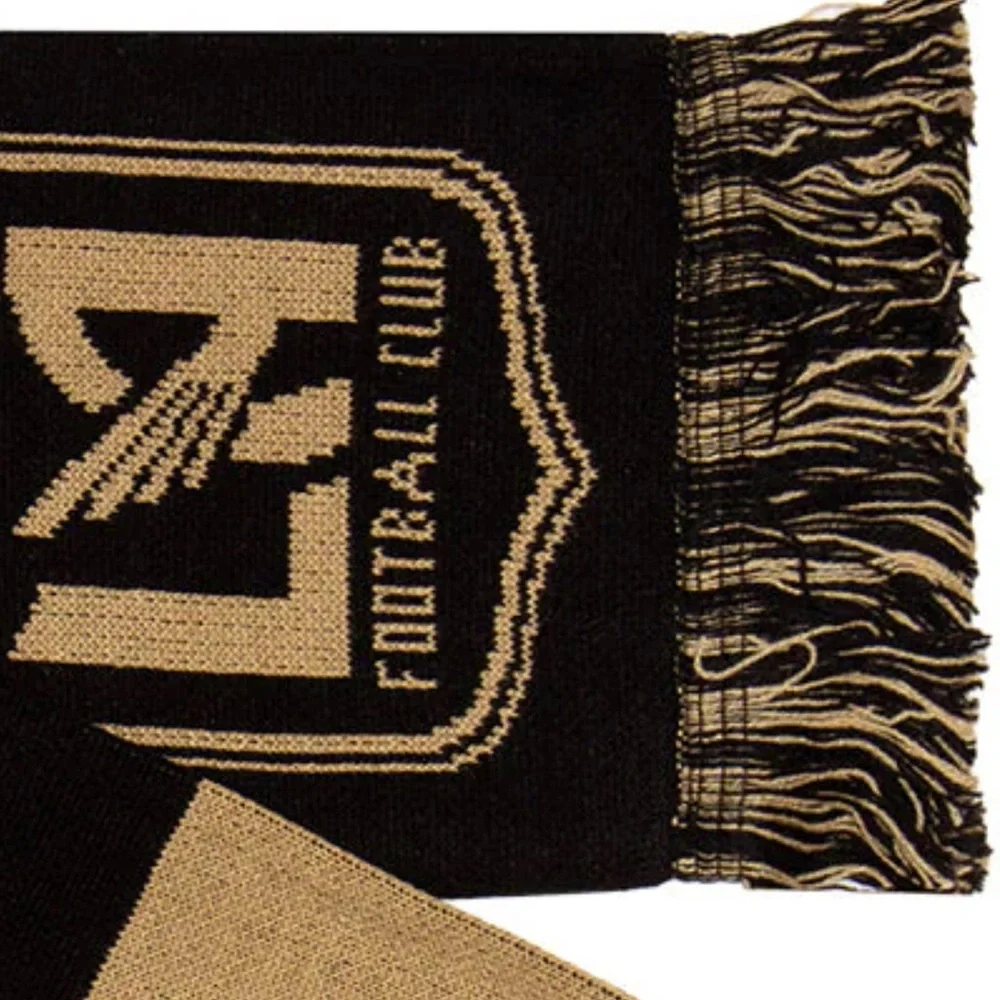 RUFFNECK LAFC Los Angeles Football Fan Club Fanatics Black Gold Supporter Scarf